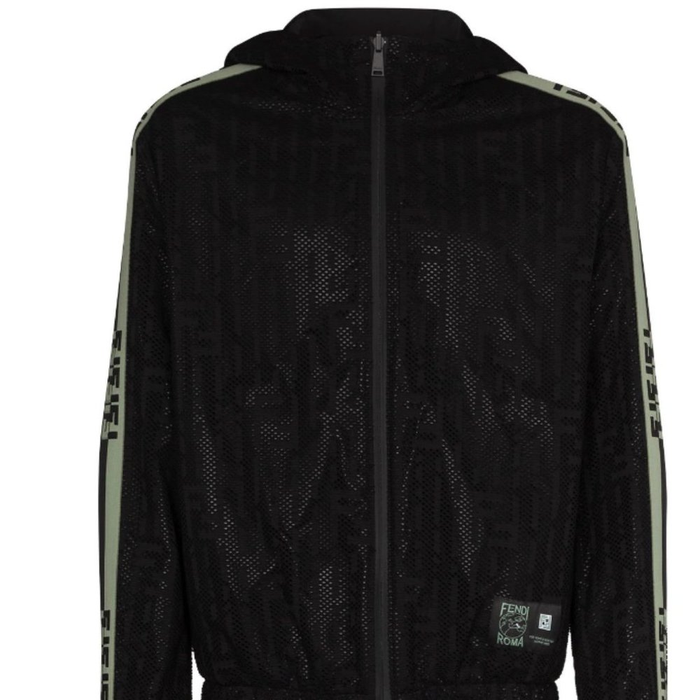 FENDI Jacket Men's, Reversible Tech Windbreaker, M